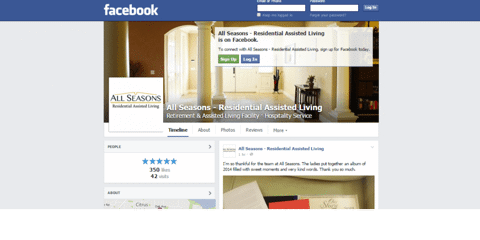 Using Facebook to Stay in Touch with Elderly Photo